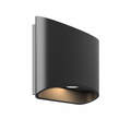 Dals 6 Inch Oval Up/Down LED Wall Sconce LEDWALL-H-BK